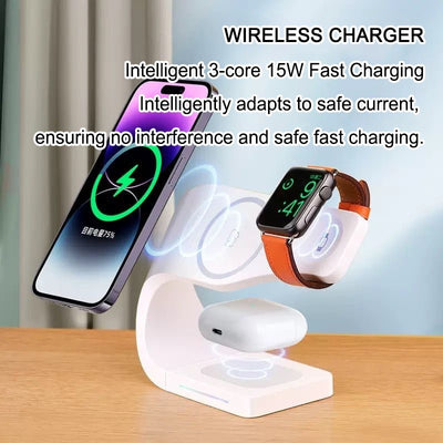 Wireless Charger  Intelligent 3-core 15w
